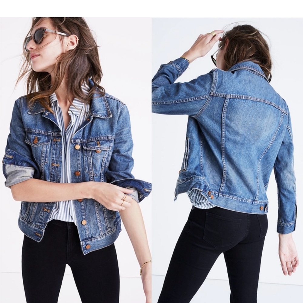 Madewell Medium Blue Denim Jacket - Women